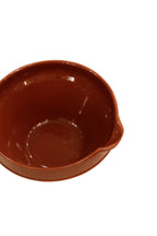 Digoin mixing bowl with spout, terracotta