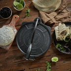 Victoria tortillapress, gjutjärn, 25 cm