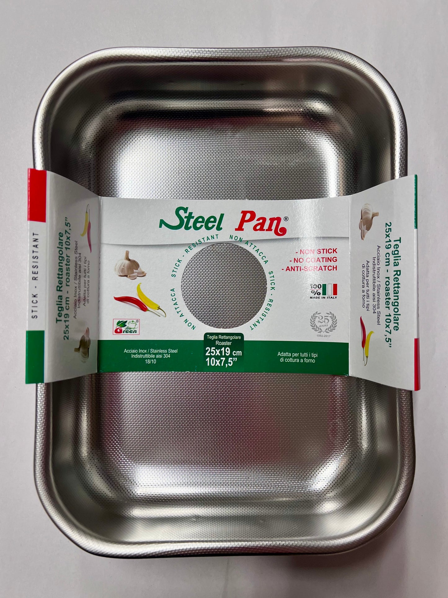 Steel Pan uunivuoka, suorakulmainen