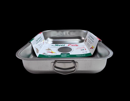 Steel Pan roasting pan, rectangular