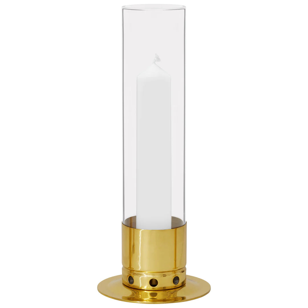 Kattvik stor ljusstake, mässing