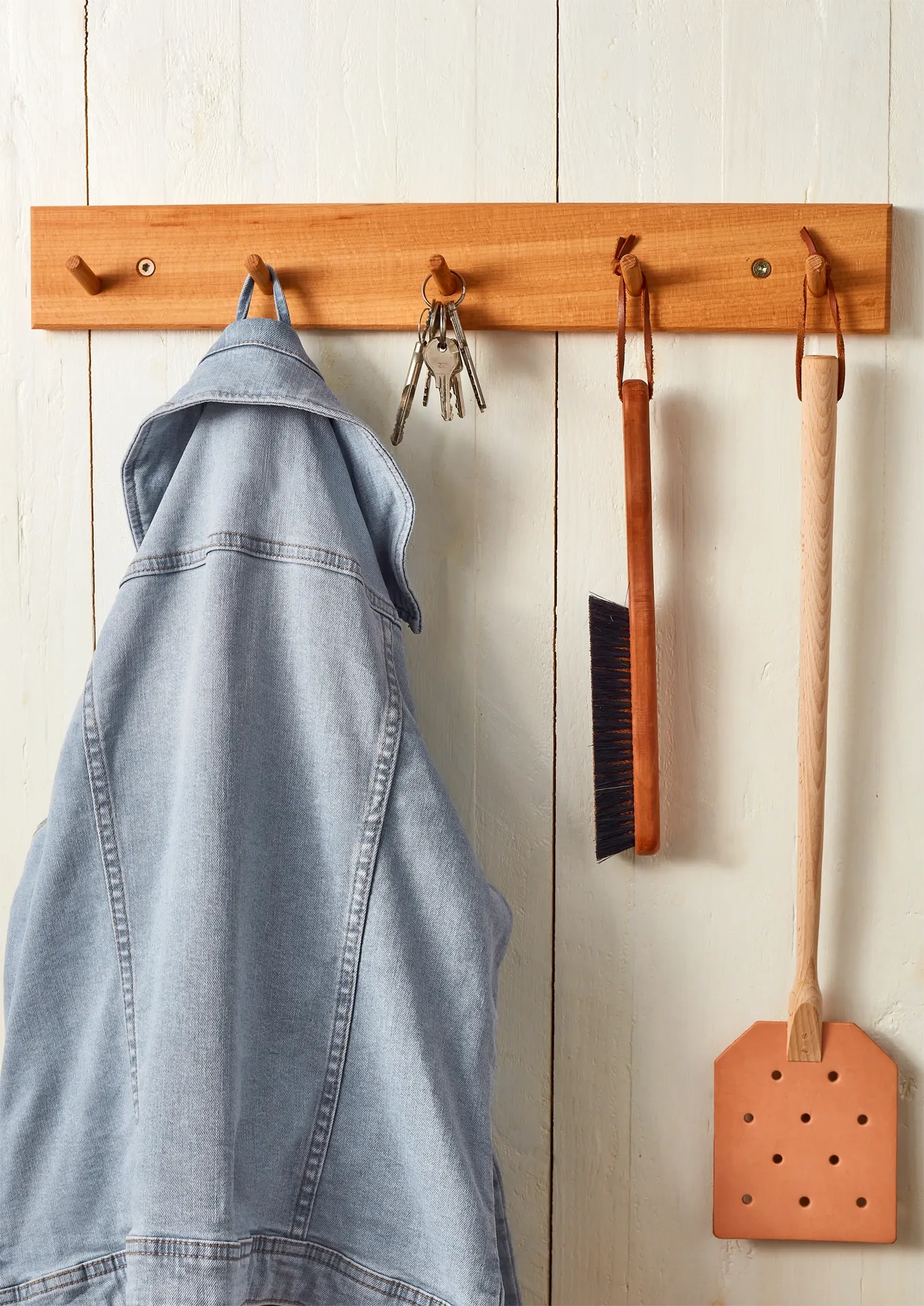 Redecker flugsmälla, läder