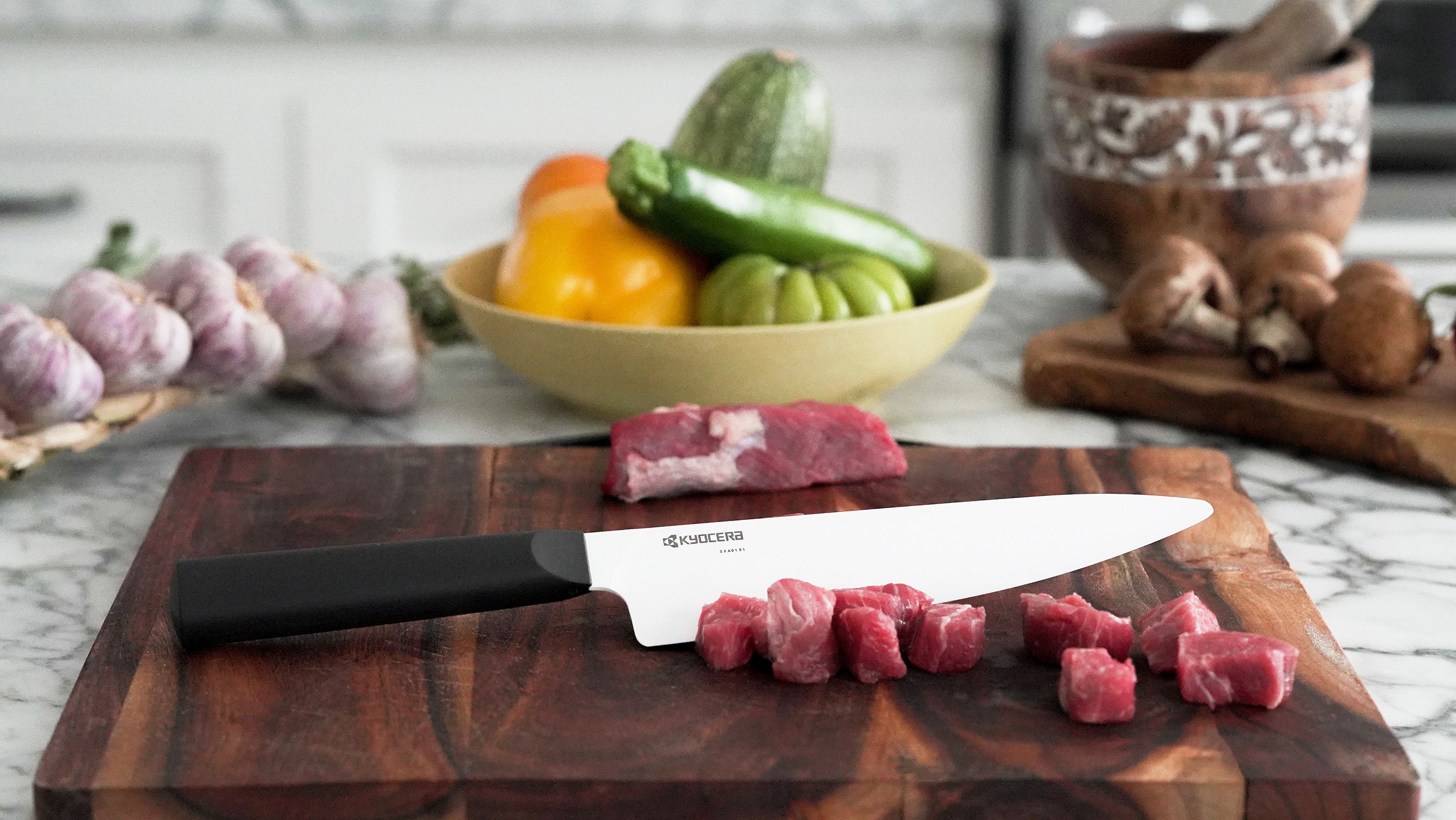 Kyocera keraaminen kokkiveitsi, 18 cm