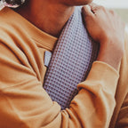 Yuyu lång varmvattenflaska, Cotton waffle