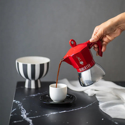 Bialetti Moka Exclusive Induction, punainen