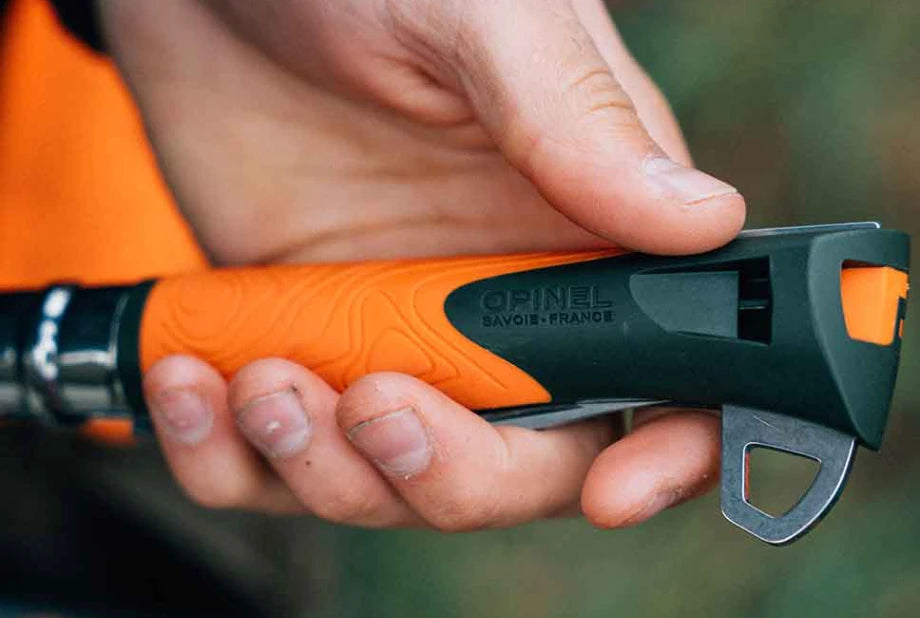 Opinel N°12 Explore fällkniv med fästingsborttagare