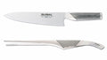 Global kockkniv 20 cm och pincett 