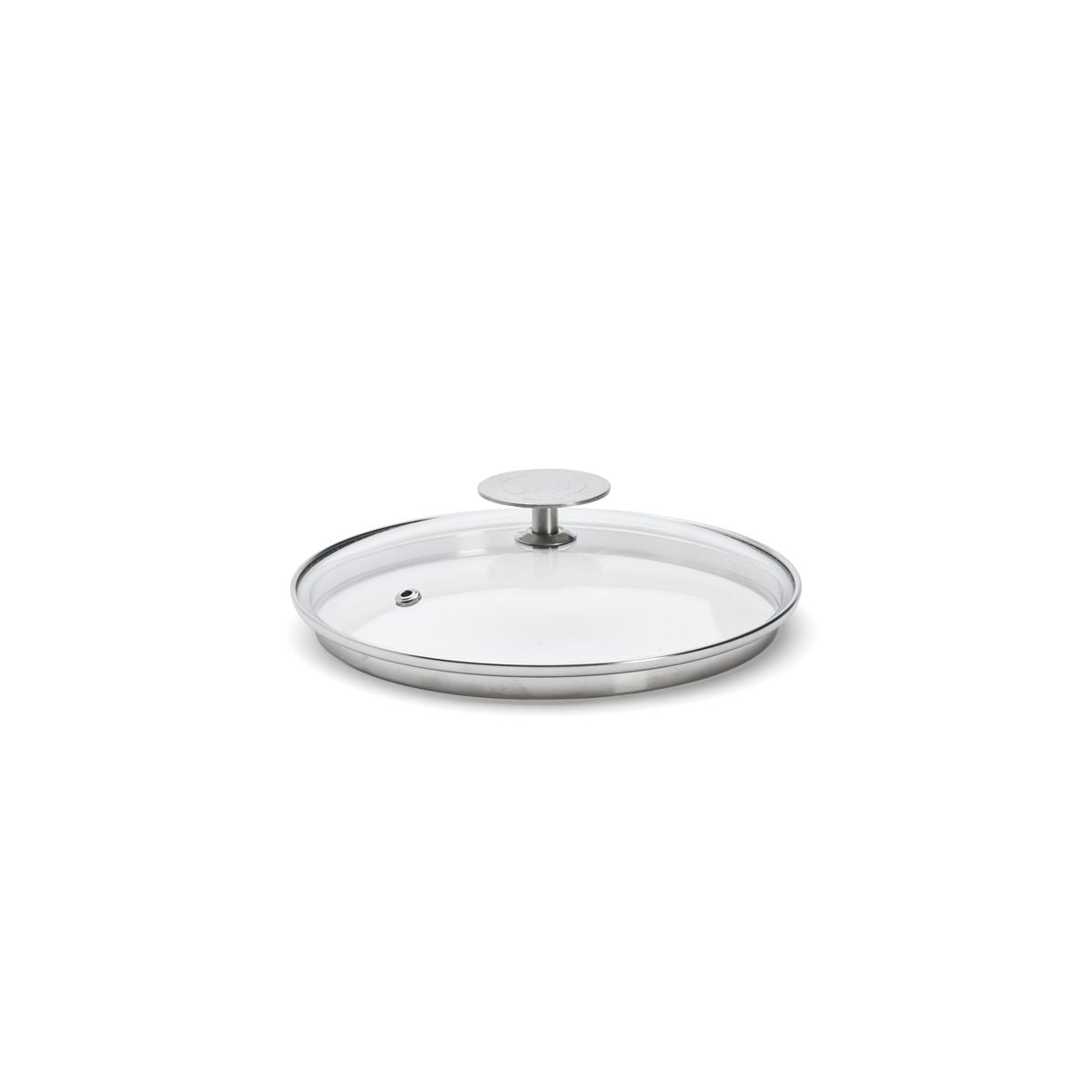 De Buyer glass lid with steel knob
