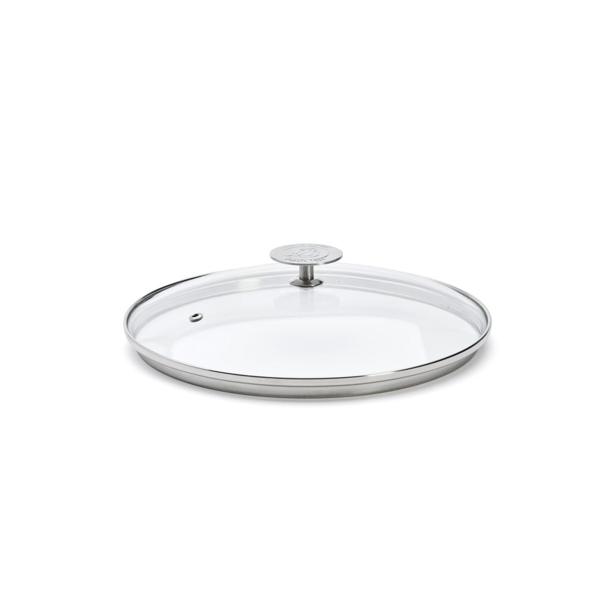 De Buyer glass lid with steel knob