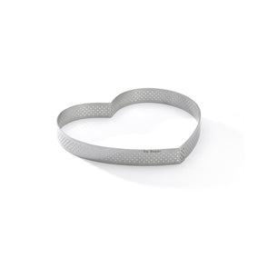 Perforated pastry ring, heart