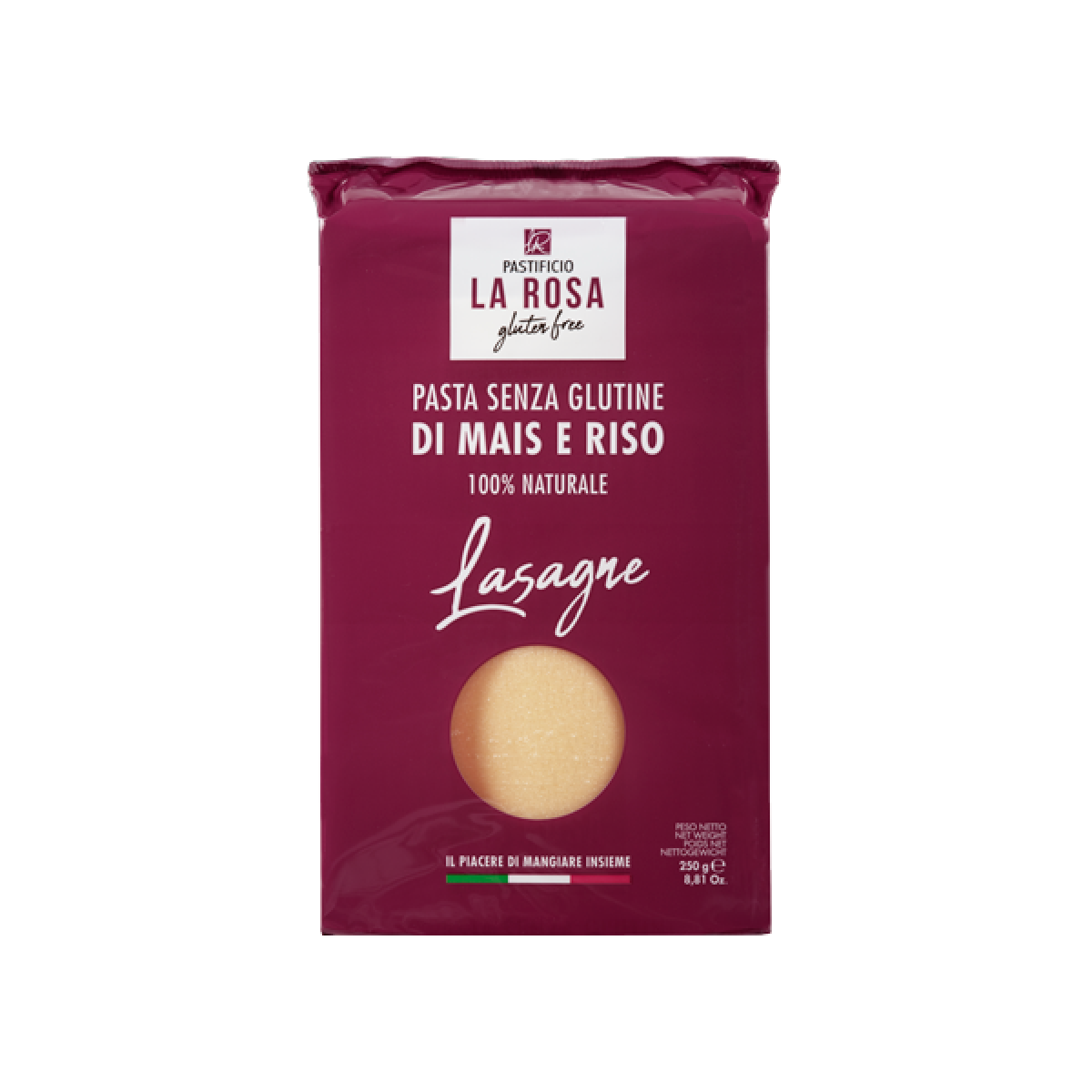 La Rosa gluten-free lasagne