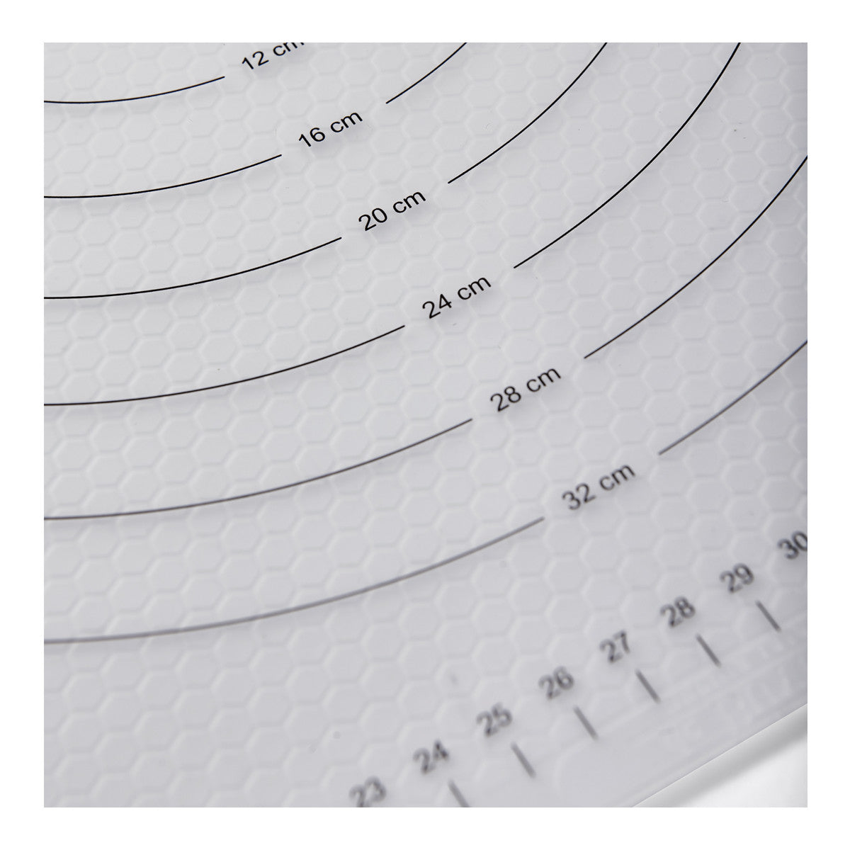 De Buyer silikonmatta med diametermarkeringar, 60 x 40 cm