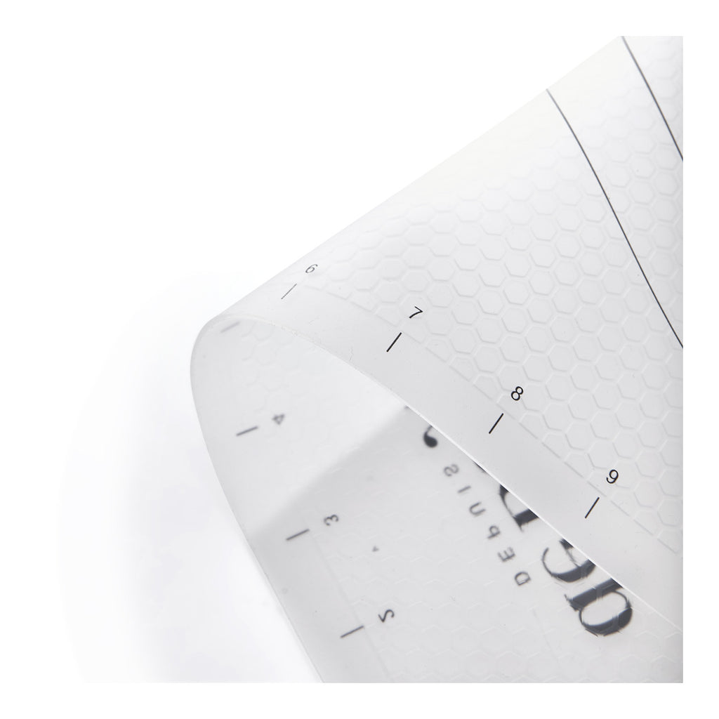 De Buyer silikonmatta med diametermarkeringar, 60 x 40 cm