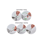 De Buyer LOQY removable stainless-steel handle