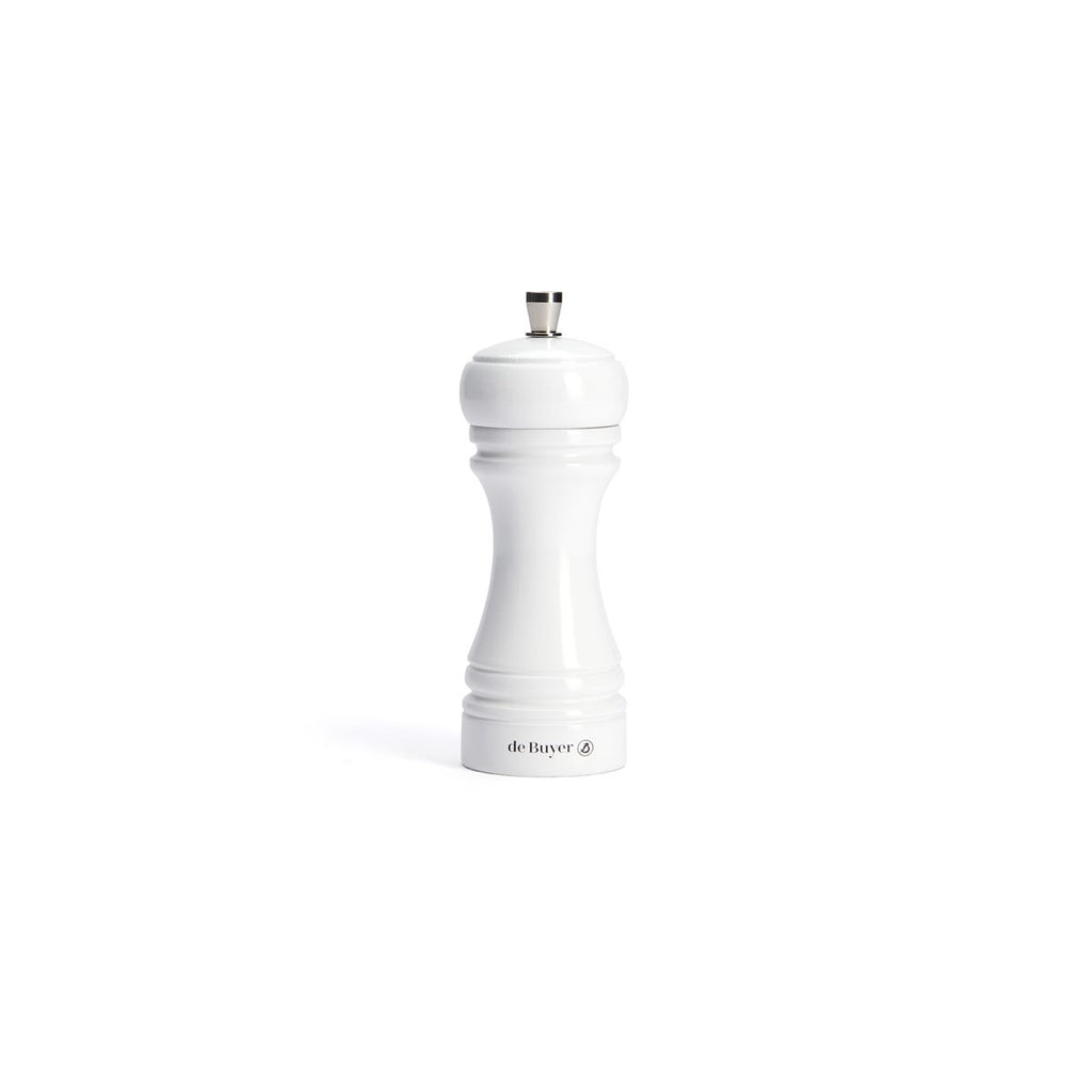 De Buyer salt mill Java 14 cm, white