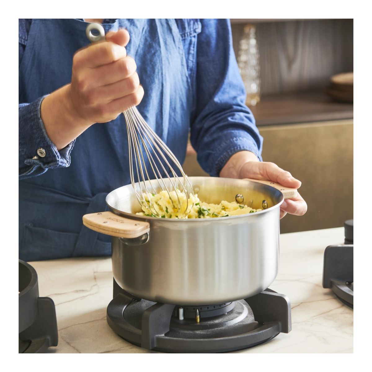 De Buyer Alchimy LOQY kastrull, löstagbart handtag