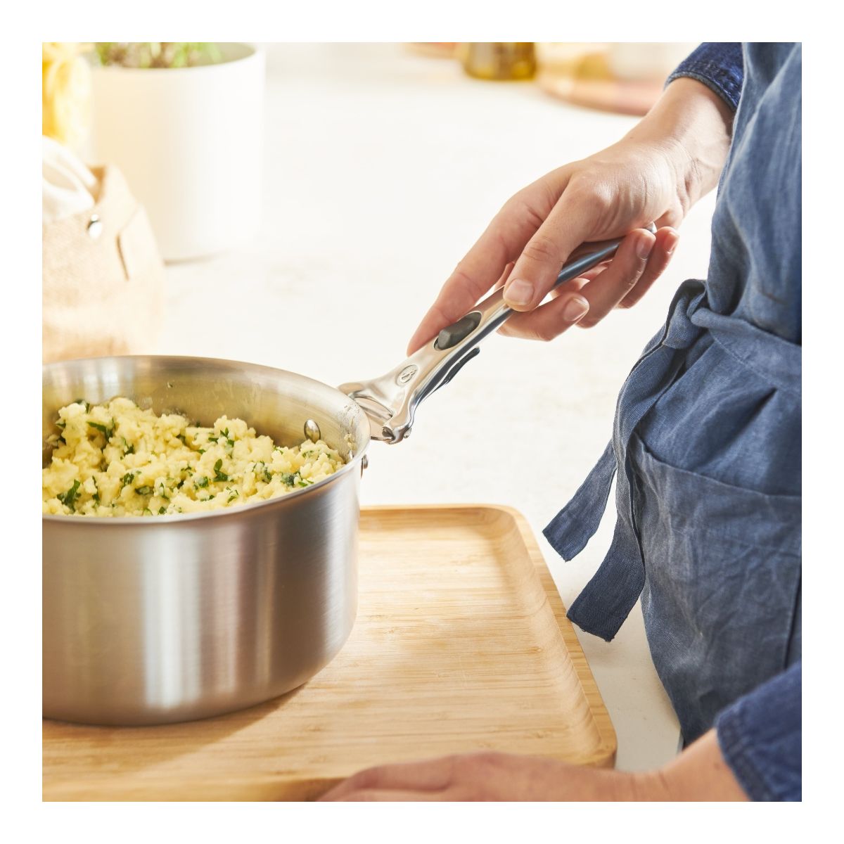 De Buyer Alchimy LOQY kastrull, löstagbart handtag