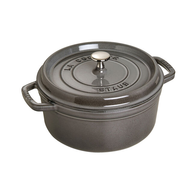 Staub stewpot, round 18 cm, 1,7 l, grey