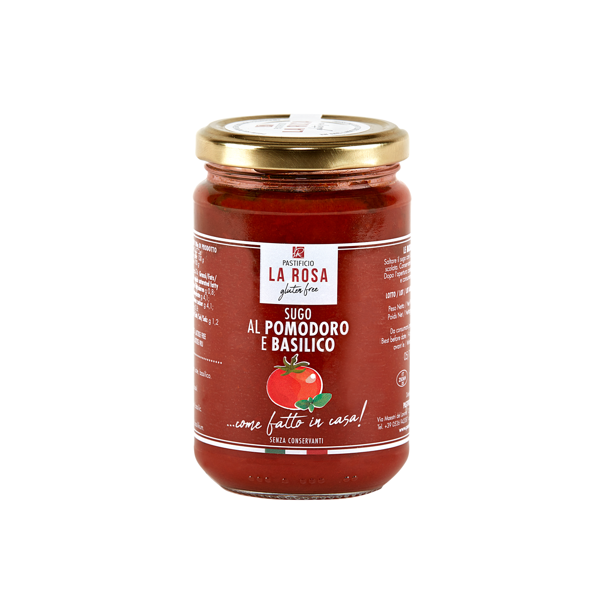 La Rosa Sugo al pomodoro e basilico
