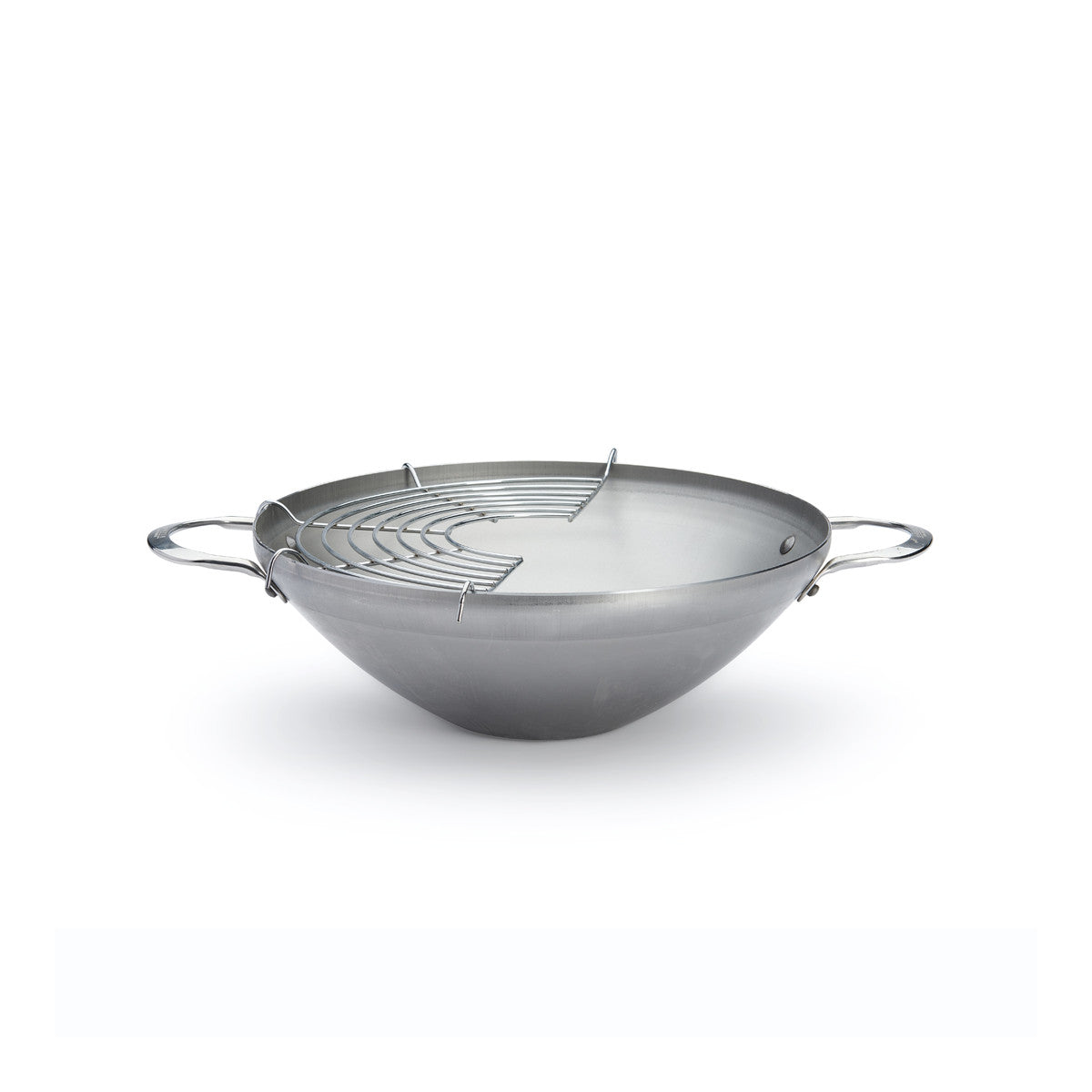 De Buyer Mineral B wok, 2 handtag