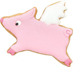 Cookie cutter pig with wings 7 cm