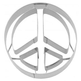 Cookie cutter peace 6 cm