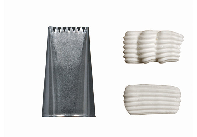 Spritsmunstycke, räfflat band 16 mm