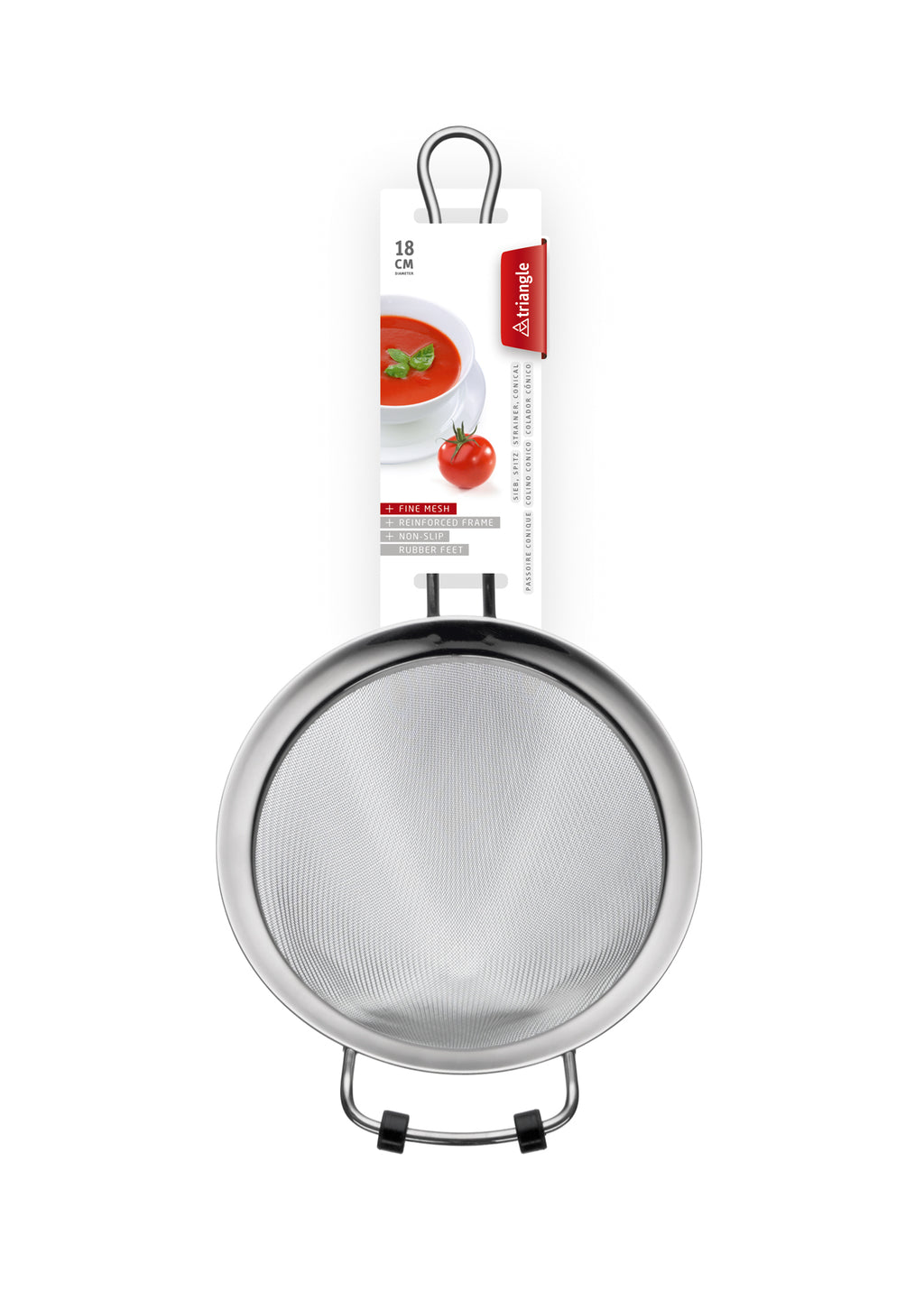 Triangle strainer 18 cm