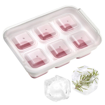 Westmark ice-cube tray with lid, 6 large cubes