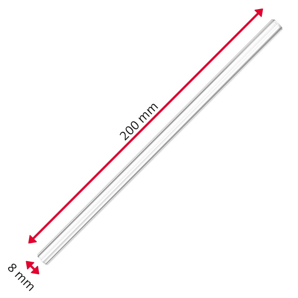 Westmark glass straws, 6 pcs
