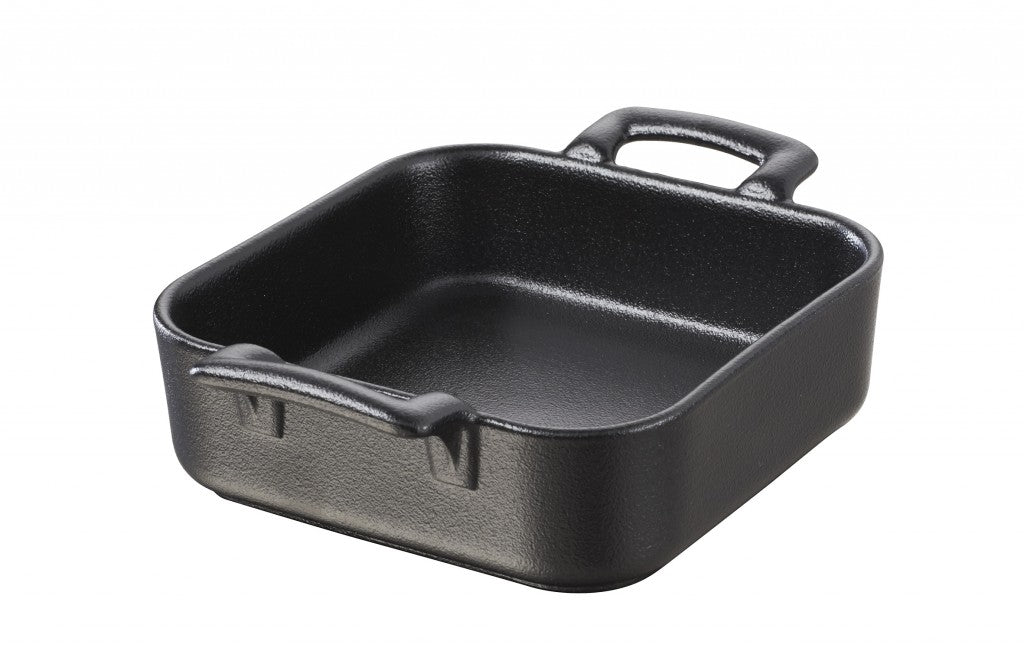 Revol square oven dish, black