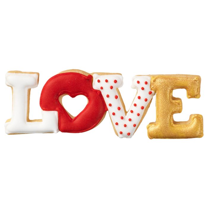 Cookie cutter LOVE 11 cm