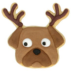 Utstickare julhund 7,5 cm