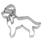 Cookie cutter Christmas retriever 9 cm