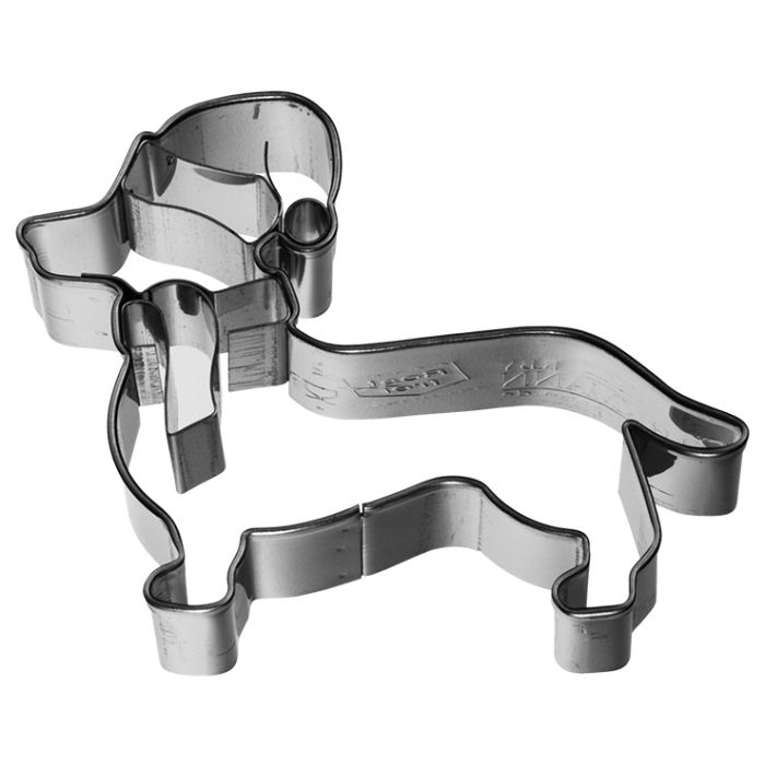 Cookie cutter Christmas dachshund 7 cm