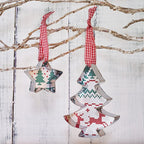 Utstickare julgran 8 cm