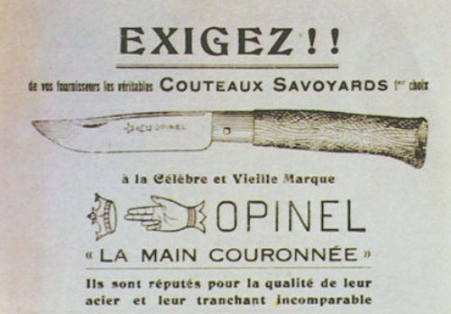 Opinel fällkniv, kolstål