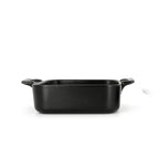 Revol square oven dish, black