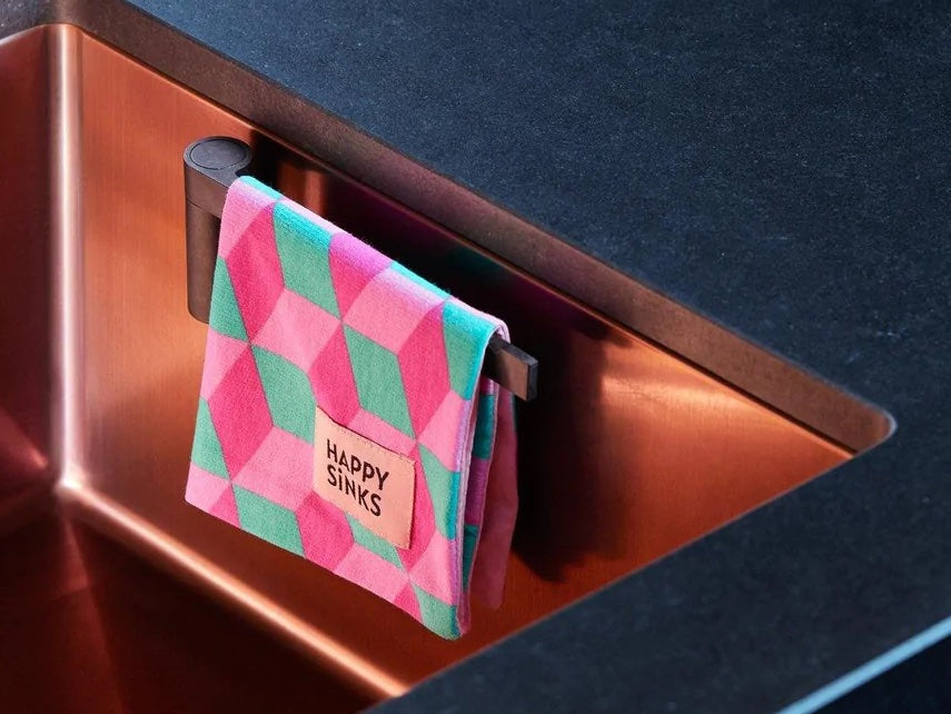 Happy Sinks disktrasehållare, svart