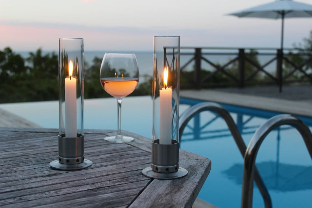 Kattvik ljusstake, borstat stål