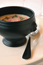 Revol lion's head bowl, white