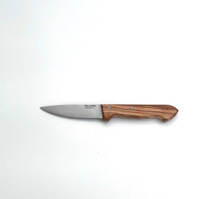 Pallarès skalkniv 8 cm, kolstål och olivträ