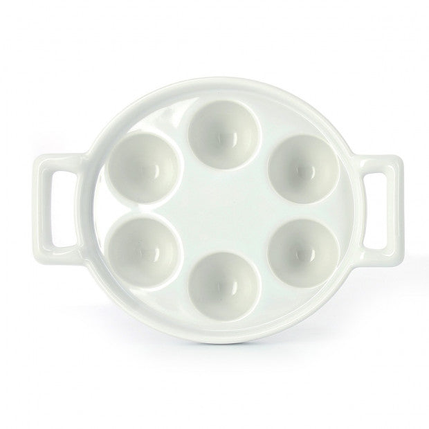 Revol snail dish, white