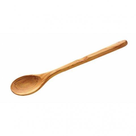 Scanwood spoon with finger grip 25cm, olive