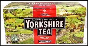 Yorkshire 240 teepussia